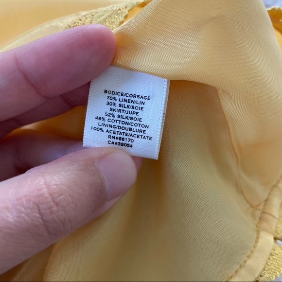 NWT Anthropologie Moulinette Soeurs Fields of Gold Dress, 6 - Picture 12 of 13